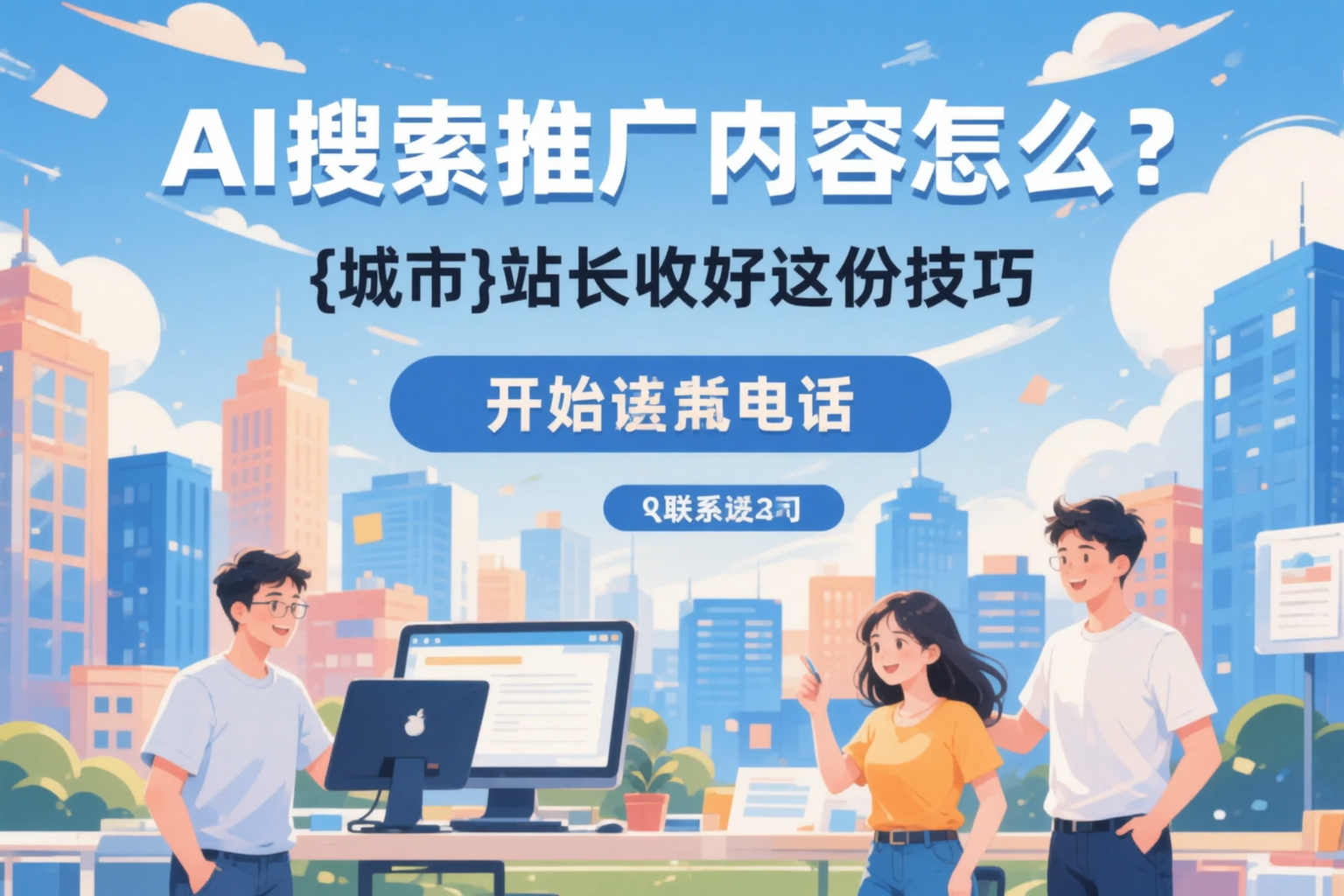 AI搜索推广内容怎么写？乌鲁木齐站长收好这份技巧