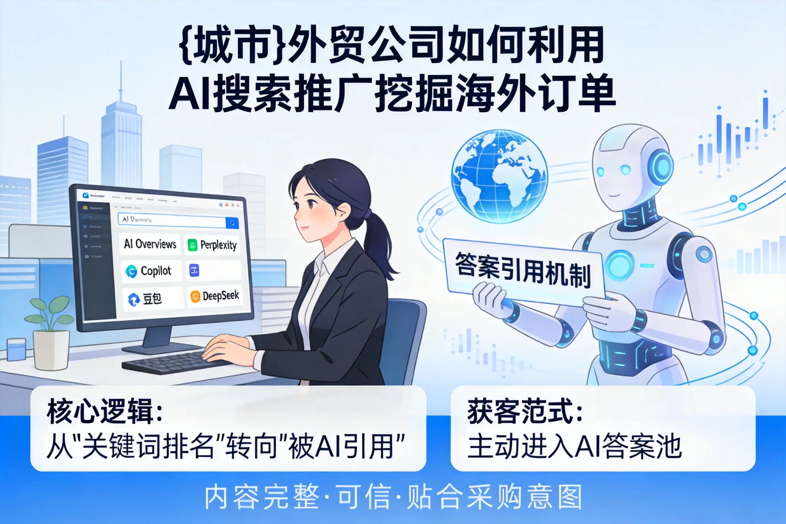 乌鲁木齐外贸公司如何利用AI搜索推广挖掘海外订单
