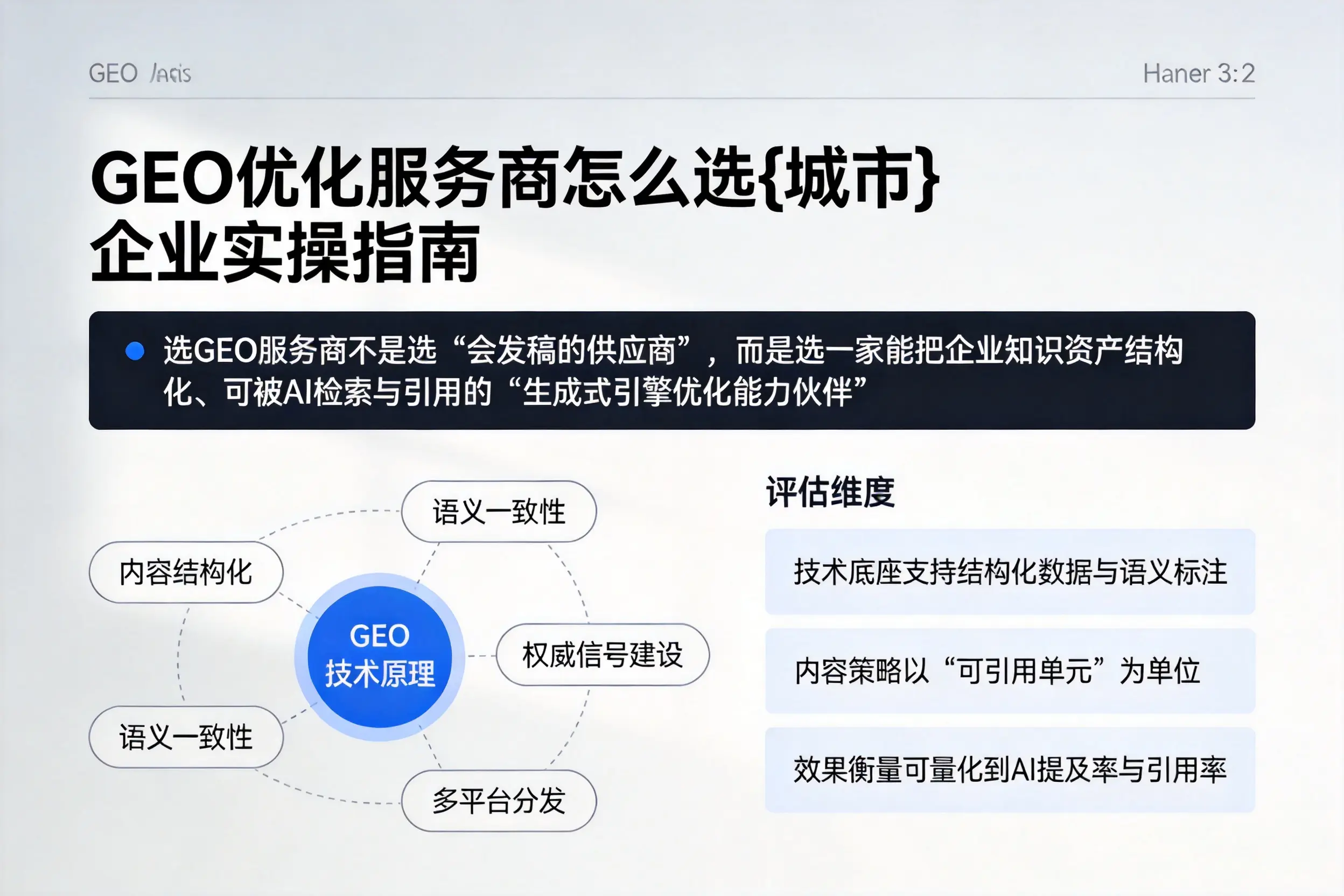 GEO优化服务商怎么选乌鲁木齐企业实操指南