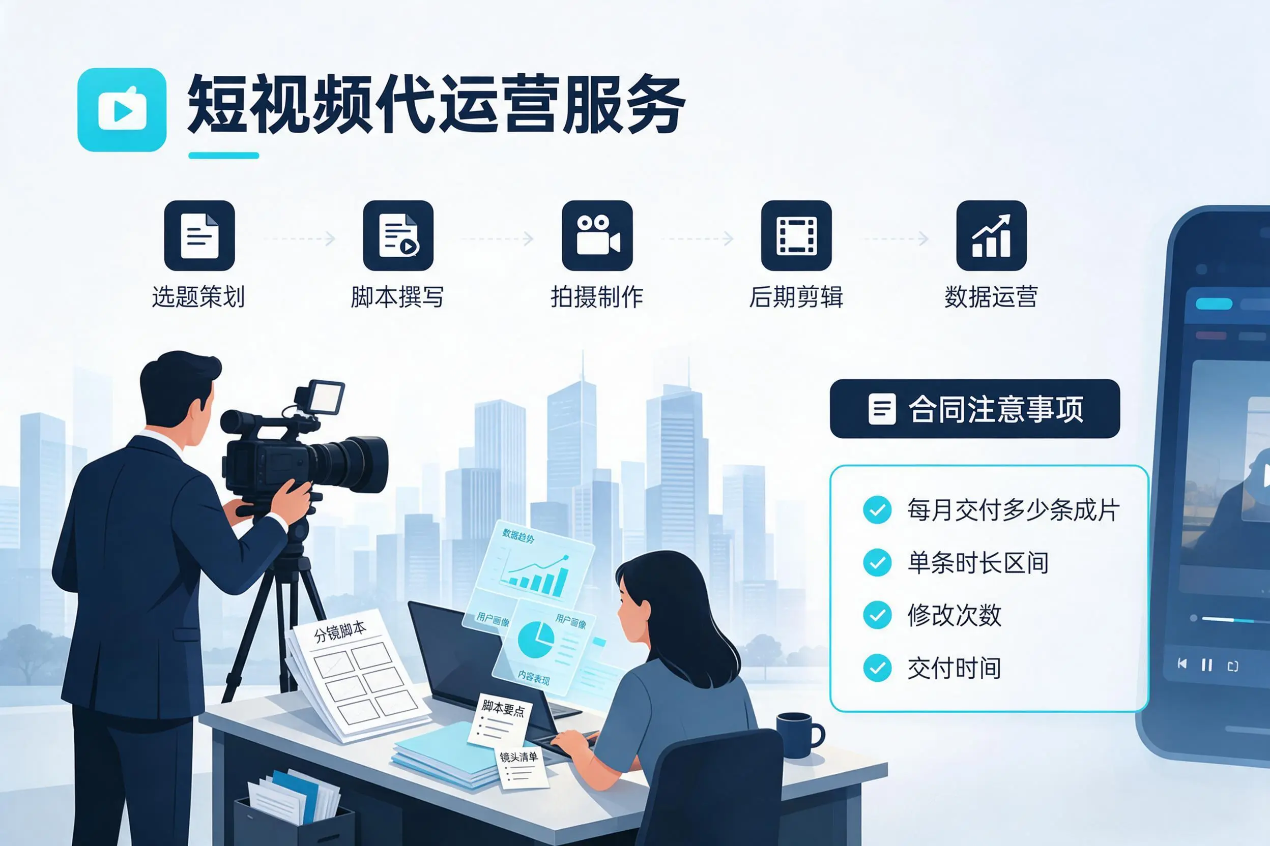 短视频代运营包含哪些服务?乌鲁木齐企业常见问题科普