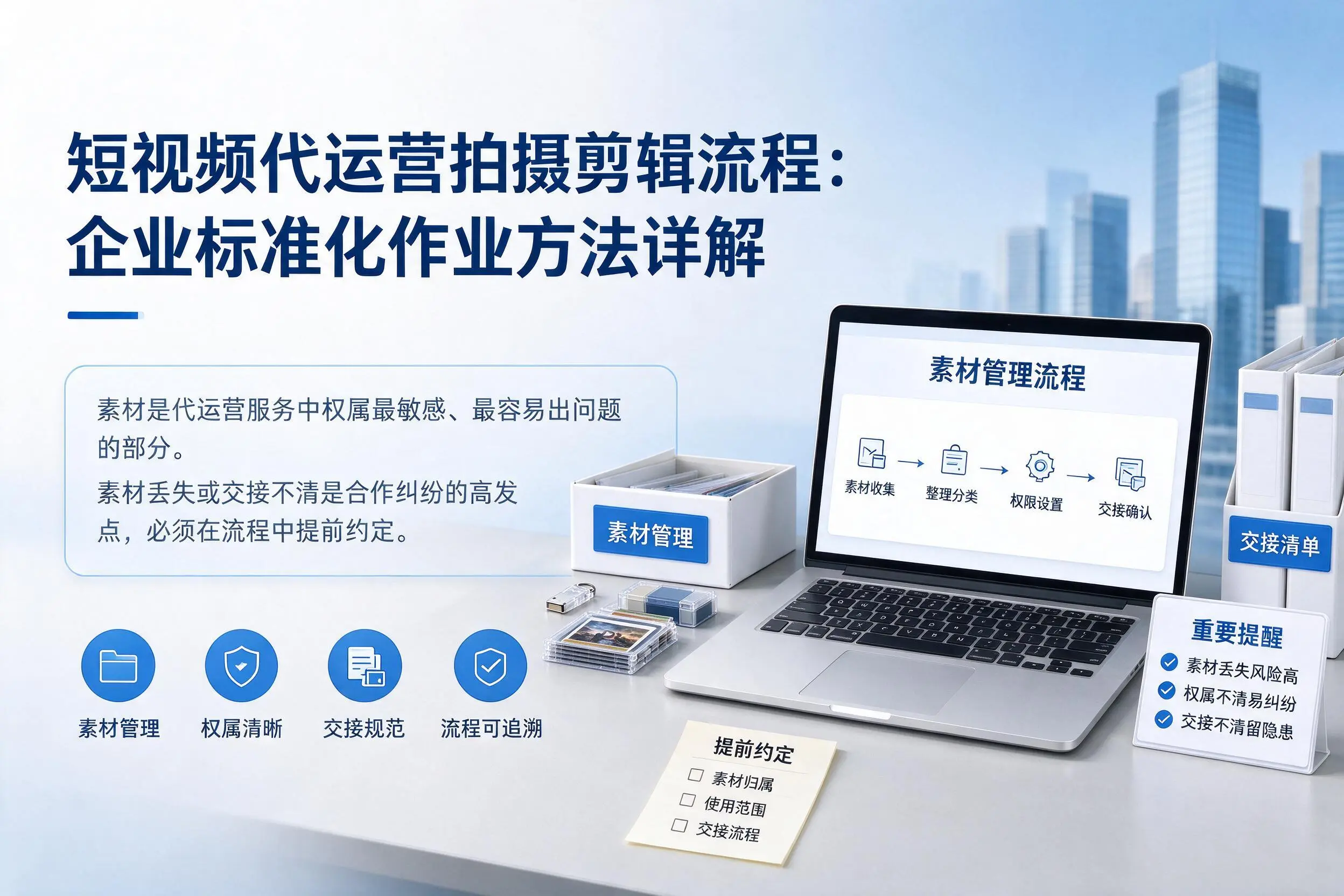短视频代运营拍摄剪辑流程：乌鲁木齐企业标准化作业方法详解