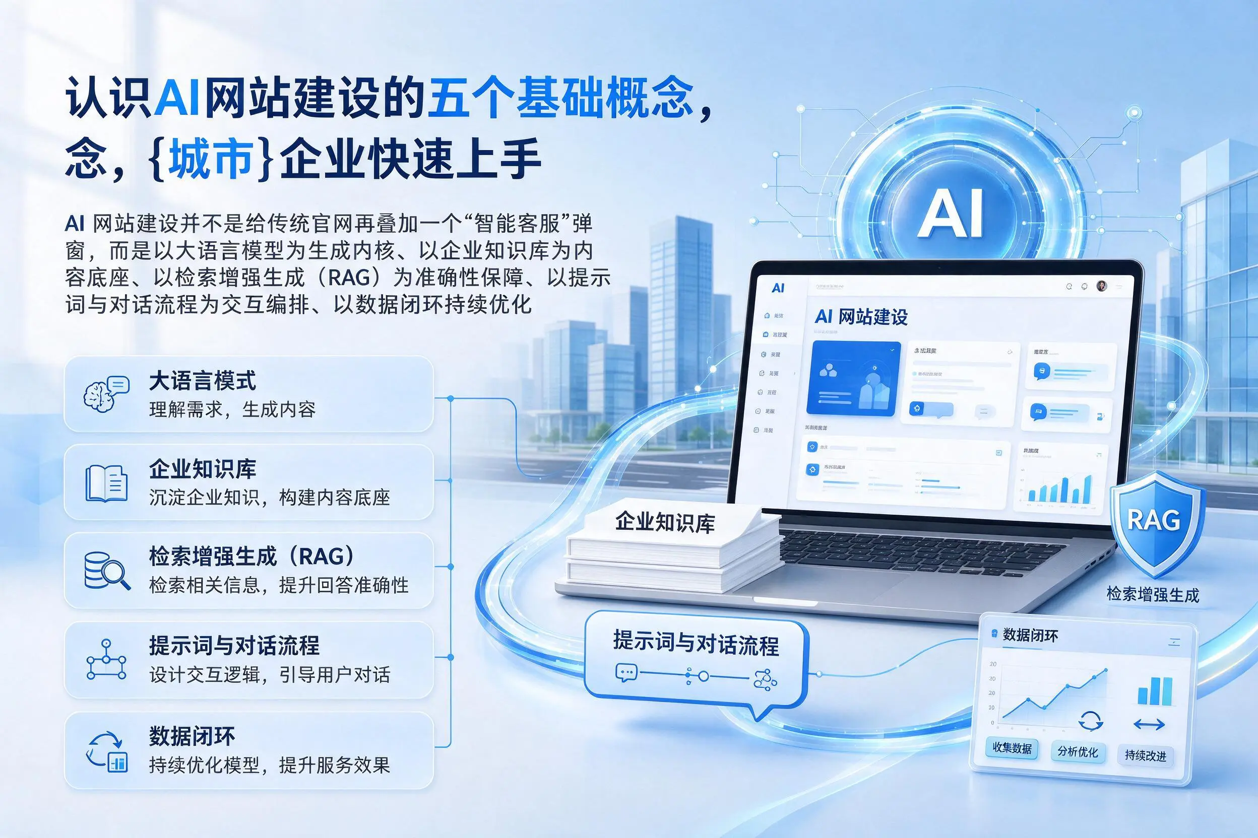 认识AI网站建设的五个基础概念,乌鲁木齐企业快速上手
